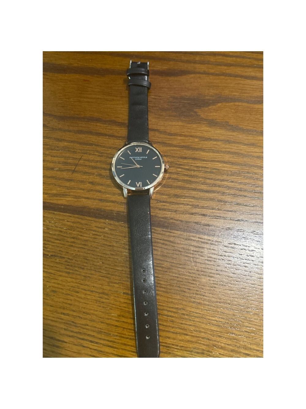 Women's FANTATIC-STYLE LVPAI Black Rose Gold Watch One Size